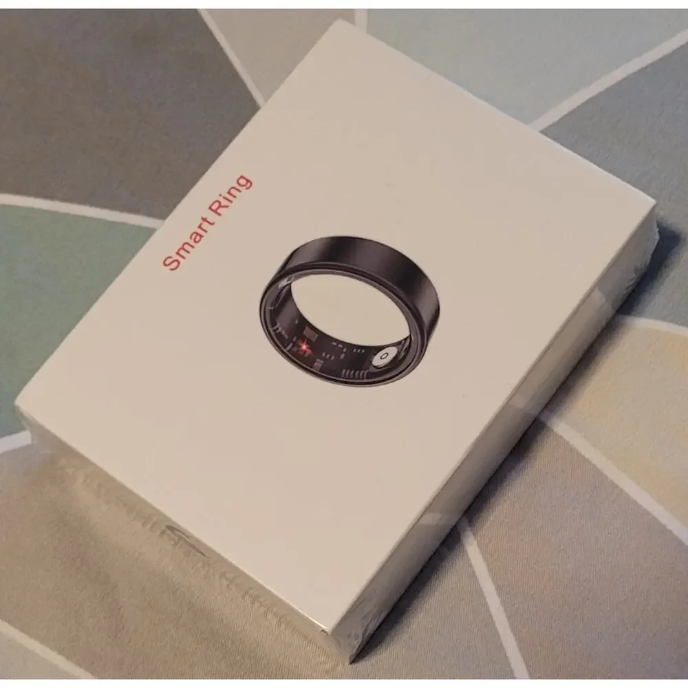 Smart Ring Heart Rate Monitor Sleep Tracker Health Size 12 New Black
